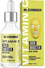 Парфумерія, косметика Омолоджувальна сироватка для обличчя з вітаміном С - Mr.Scrubber Face ID. Vitamin C Skin Booster Milk Serum