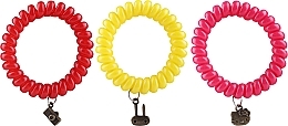 Парфумерія, косметика Резинки для волосся, 5.5 см, варіант 21 - Ronney Professional Funny Ring Bubble
