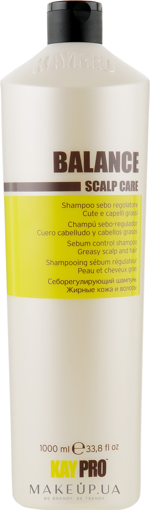 Шампунь для жирных волос - KayPro Scalp Care Sebo Shampoo — фото 1000ml