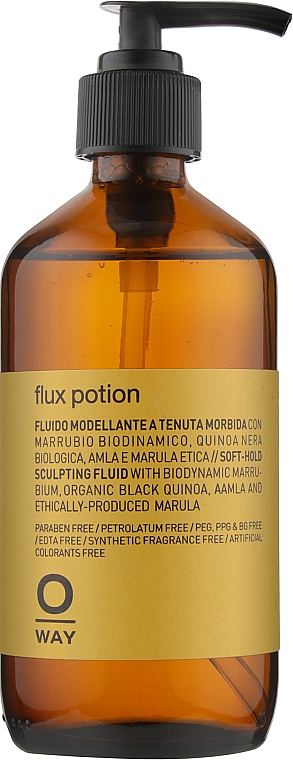 Флюид для укладки волос легкой фиксации - Oway Flux Potion