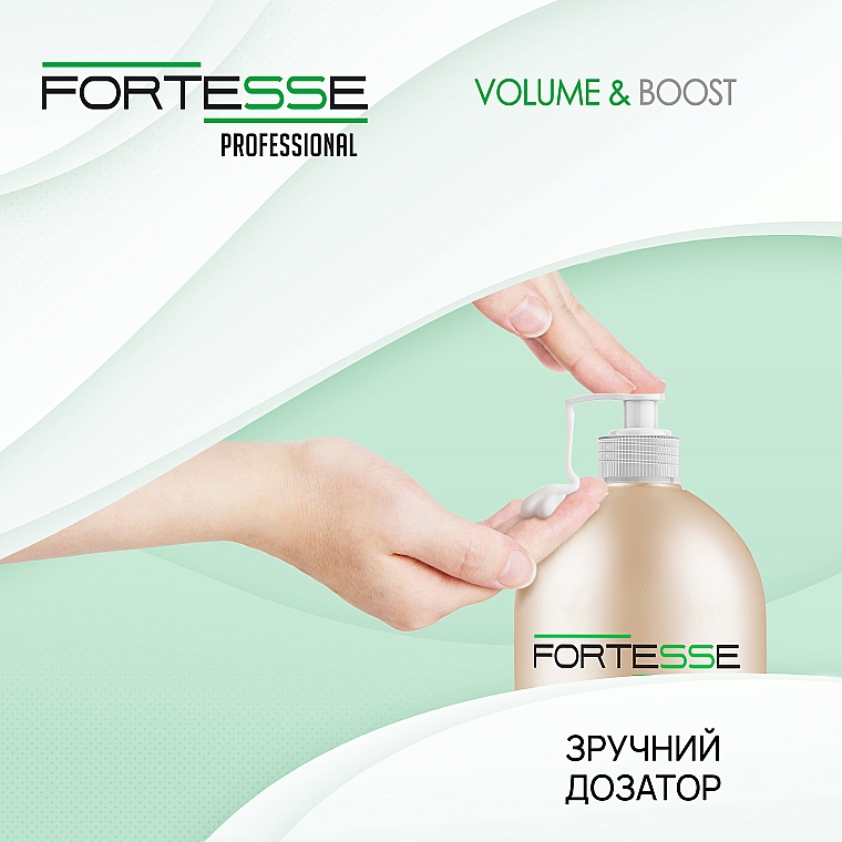 Шампунь для объема волос - Fortesse Professional Volume & Boost Shampoo For Thin Hair — фото N8