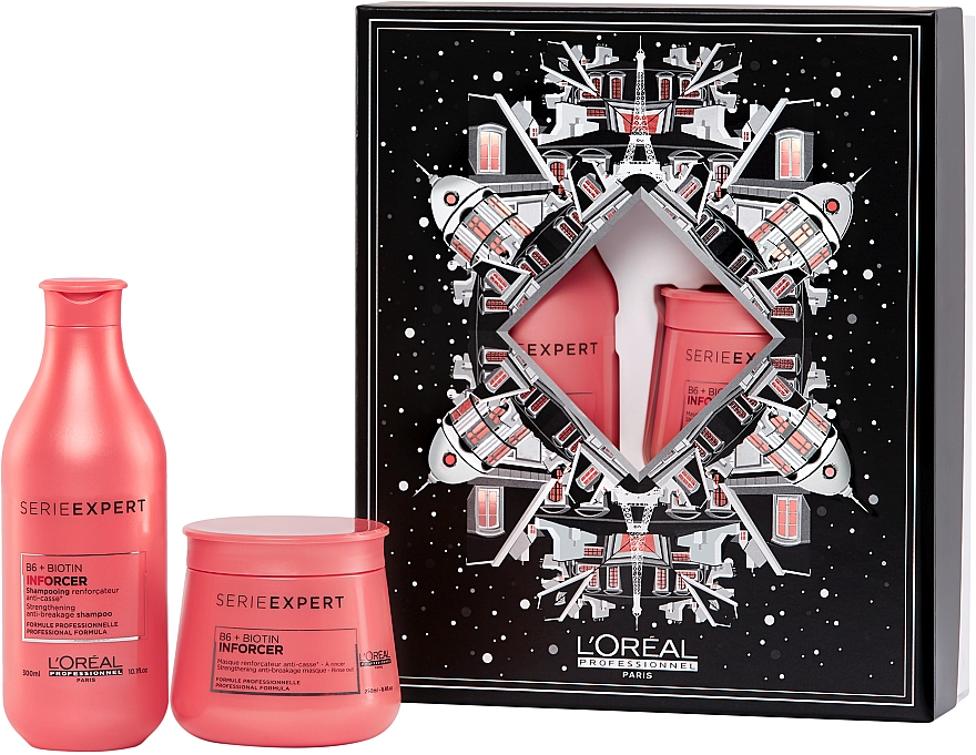 Набір - L'Oreal Professionnel Serie Expert Inforcer (mask/250ml + sh/300ml)