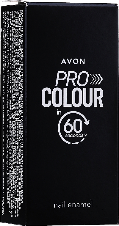 Лак для нігтів "60 секунд" - Avon Pro Colour In 60 Seconds Nail Enamel — фото N2
