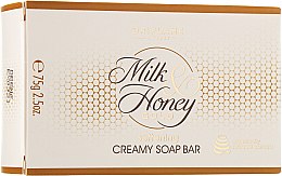 Крем-мыло "Молоко и мед-Золотая серия" - Oriflame Milk Honey Liquid Soap — фото N1
