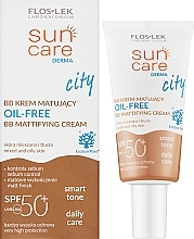 ВВ-крем матувальний - Floslek Sun Care Derma Oil-Free BB Mattifying Cream SPF 50 — фото N2