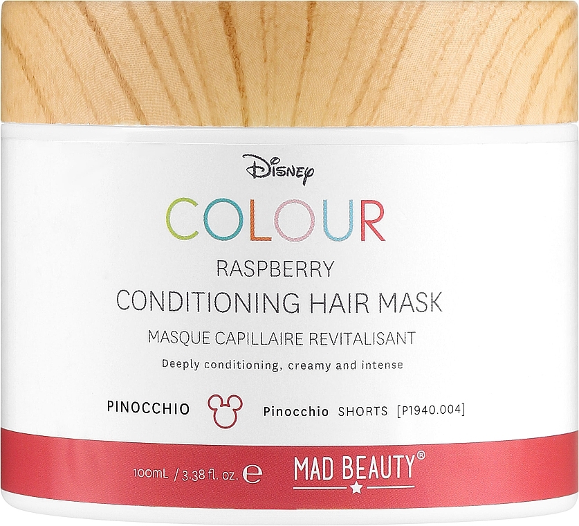 Маска для волосся "Піноккіо" - Mad Beauty Disney Colour Hair Mask — фото N1