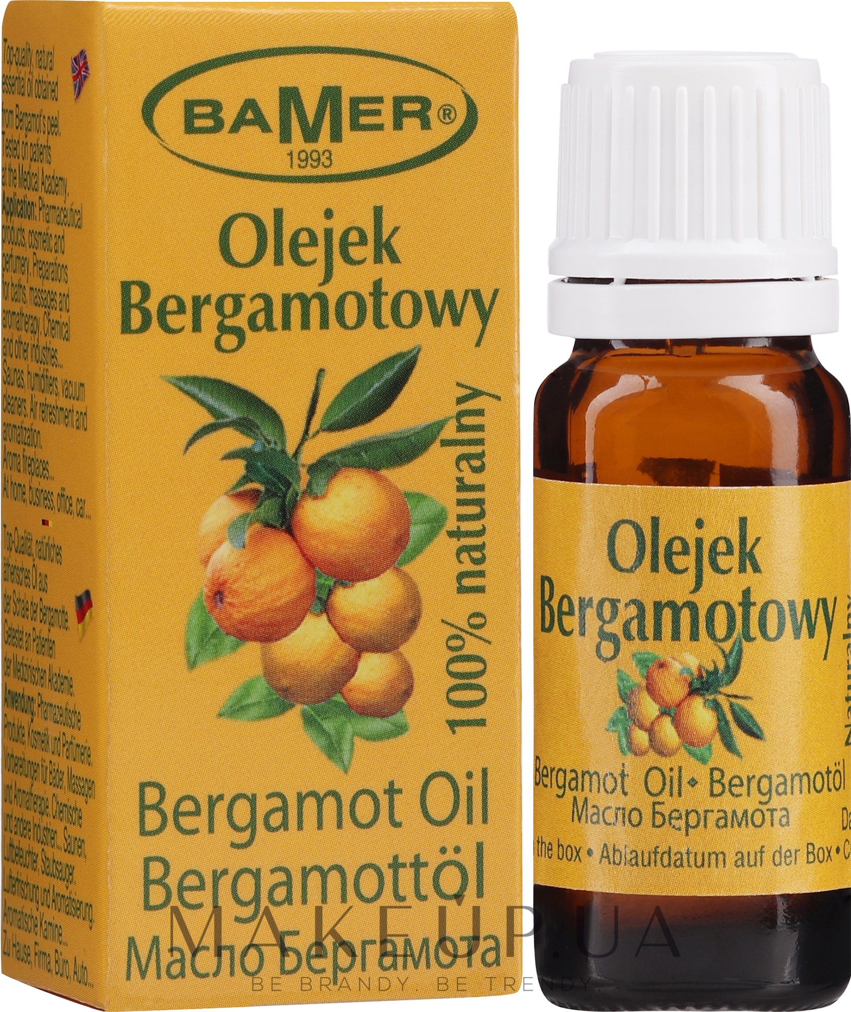 Эфирное масло бергамота - Bamer — фото 7ml
