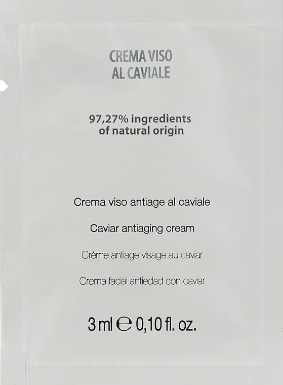 Крем для лица с черной икрой - Kleraderm Infinite Beauty Caviar Antiaging Cream (пробник) — фото N1