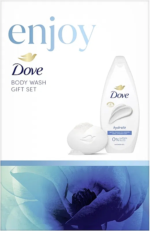 Набір - Dove Enjoy Body Wash Gift Set (soap/90g + sh/gel/250ml) — фото N1