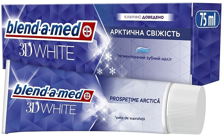 Зубная паста "Арктическая свежесть" - Blend-A-Med 3D White Toothpaste