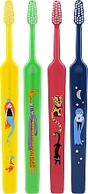 Парфумерія, косметика Зубні щітки для дітей, жовта + зелена + рожева + синя - TePe Kids Extra Soft