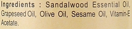 Травяное массажное масло "Сандаловое дерево" - Khadi Swati Herbal Massage Oil Sandalwood — фото N2