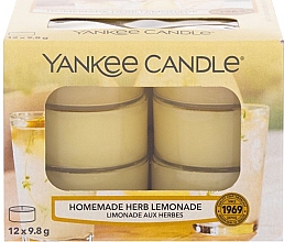 Духи, Парфюмерия, косметика Чайные свечи "Домашний лимонад с травами" - Yankee Candle Homemade Herb Lemonade
