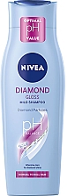 Шампунь "Ослепительный Бриллиант" с кератином - NIVEA Hair Care Diamond Gloss Shampoo — фото N1