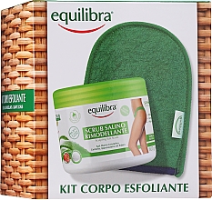 Духи, Парфюмерия, косметика Набор - Equilibra Exfoliating Body (scrub/600g + glove)