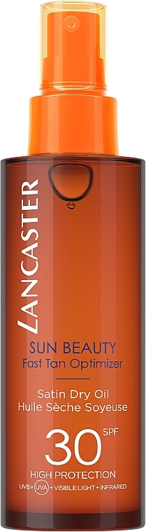 Олія для засмаги - Lancaster Sun Beauty Satin Sheen Oil — фото N1