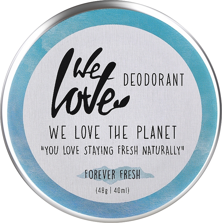 Натуральний кремовий дезодорант "Forever Fresh" - We Love The Planet Deodorant Forever Fresh — фото N1