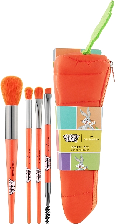 Набор кистей для макияжа - I Heart Revolution Looney Tunes Brush Set — фото N1
