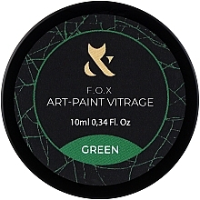 Парфумерія, косметика Гель-фарба вітражна для нігтів - F.O.X Art-paint Vitrage