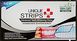 Смужки для домашнього відбілювання зубів - Unique Strips Black Intensive — фото N2