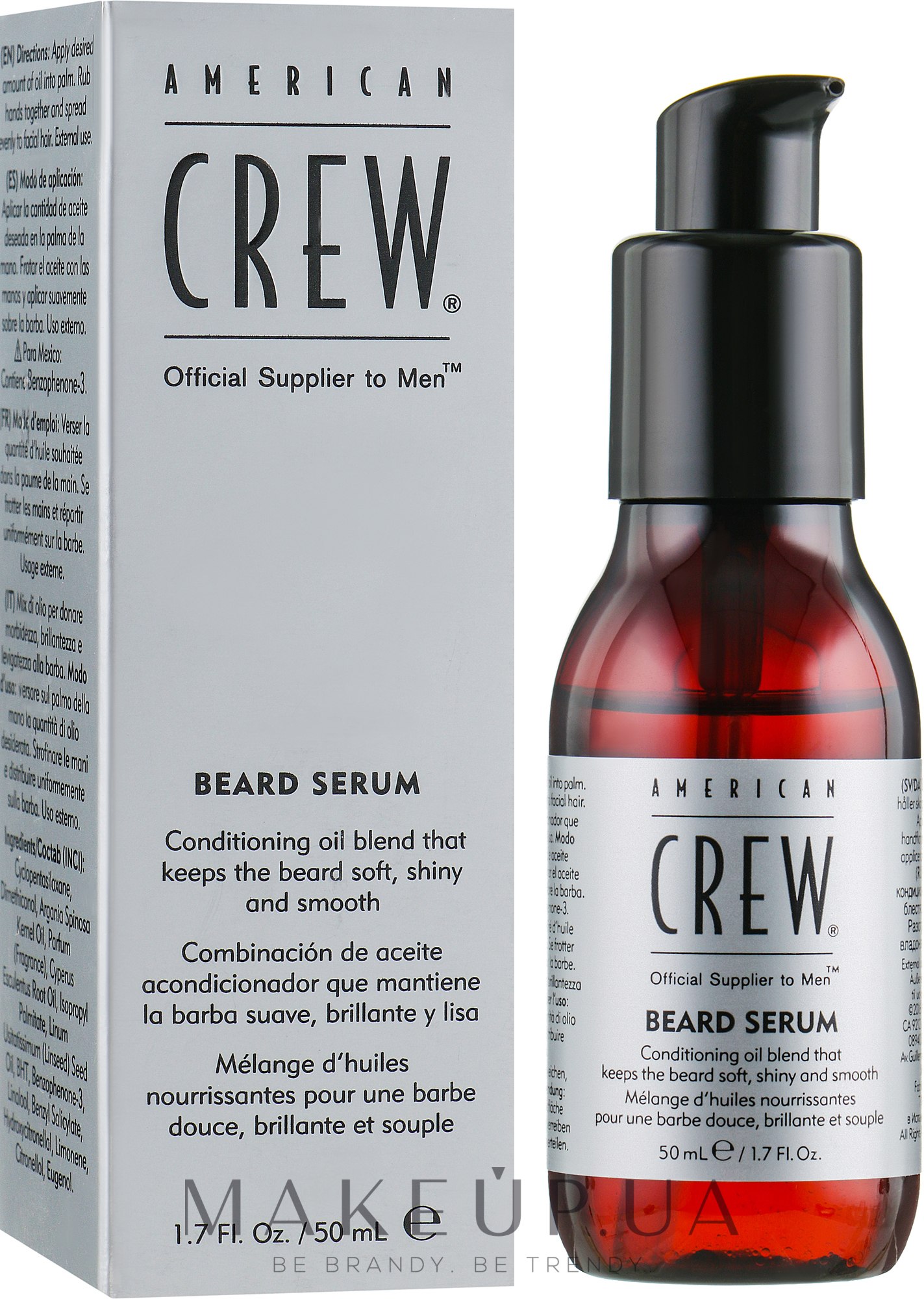 Сыворотка для бороды - American Crew Official Supplier to Men Beard Serum — фото 50ml