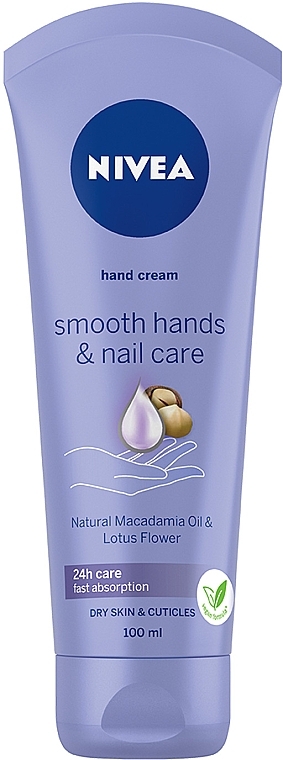 Крем для рук "Гладкие руки & уход за ногтями" - NIVEA Smooth Hands & Nail Care Hand Cream — фото N1