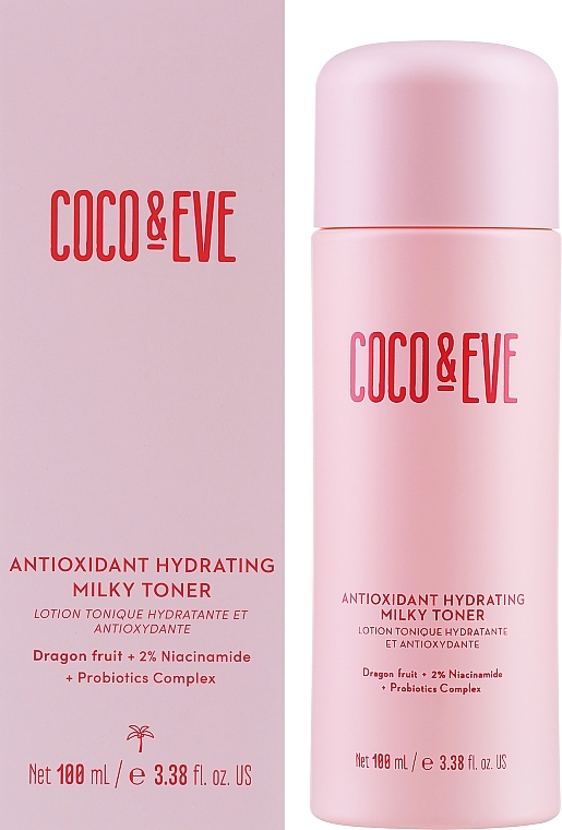 Молочный тоник для лица - Coco & Eve Antioxidant Hydrating Milky Toner — фото N2
