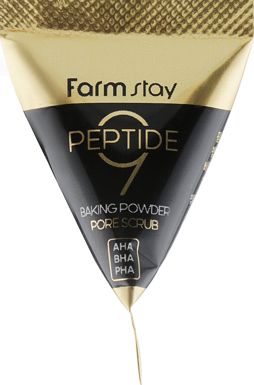 Скраб с пептидным комплексом и аминокислотами - FarmStay Peptide 9 Baking Powder Pore Scrub
