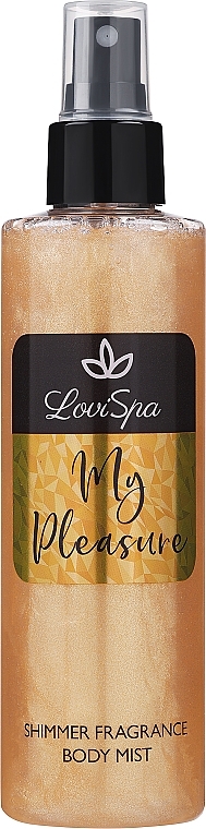 Ароматный мист для тела - Lovi Spa My Pleasure Shimer Fragrance Body Mist — фото N1