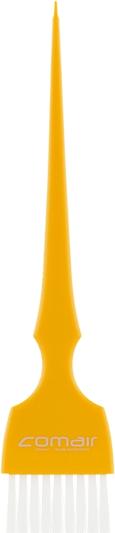 Кисть для окрашивания волос "Rainbow", средняя, желтая - Comair — фото N1