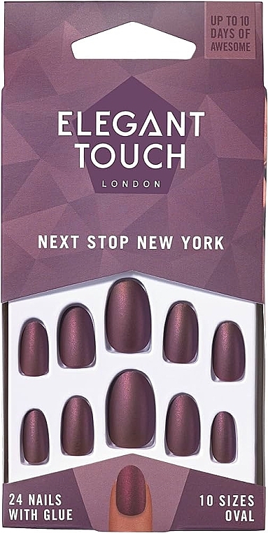 Накладные ногти - Elegant Touch Next Stop New York Nails — фото N1