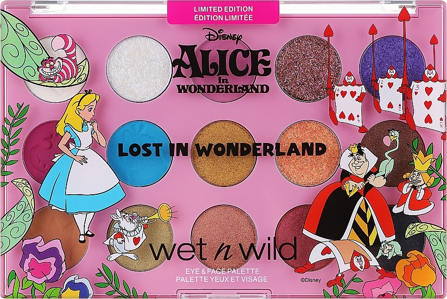 Палетка для макияжа глаз и лица - Wet N Wild Alice in Wonderland Lost In Wonderland Eye & Face Palette — фото N2