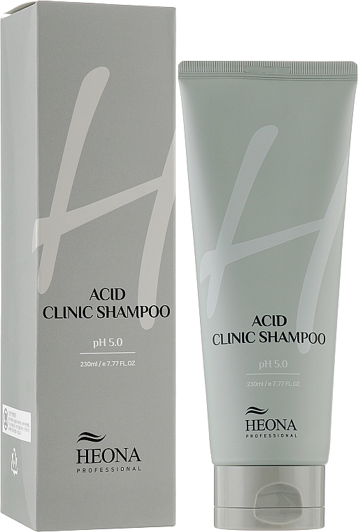 Слабокислотний шампунь для волосся - Heona Acid Clinic Shampoo — фото N2