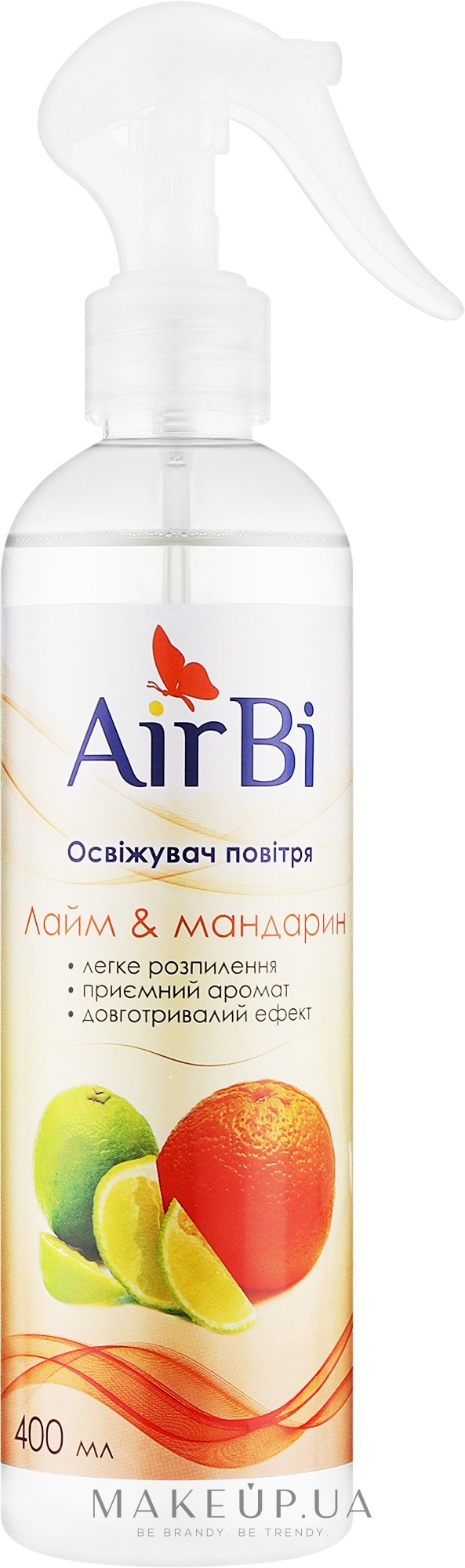 Жидкий освежитель воздуха "Лайм и мандарин" - Air Bi — фото 400ml