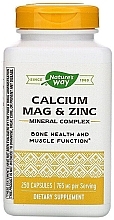 Минеральный комплекс "Кальций, магний, цинк" - Nature's Way Calcium Mag & Zinc Mineral Complex — фото N1