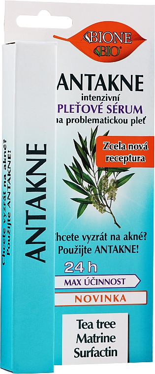 Интенсивная сыворотка для проблемной и жирной кожи - Bione Cosmetics Antakne
