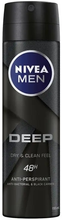 Антиперспірант для чоловіків - NIVEA MEN Deep Darkwood 72H Anti-Perspirant — фото 150ml