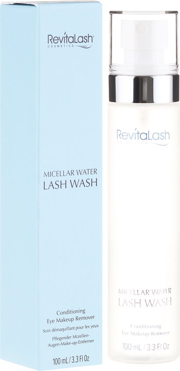 Міцелярна вода для зняття макіяжу з очей - RevitaLash Micellar Water Lash Wash — фото N1