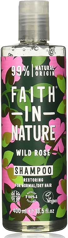 Шампунь "Шипшина" - Faith in Nature Natural Wild Rose Shampoo — фото N1