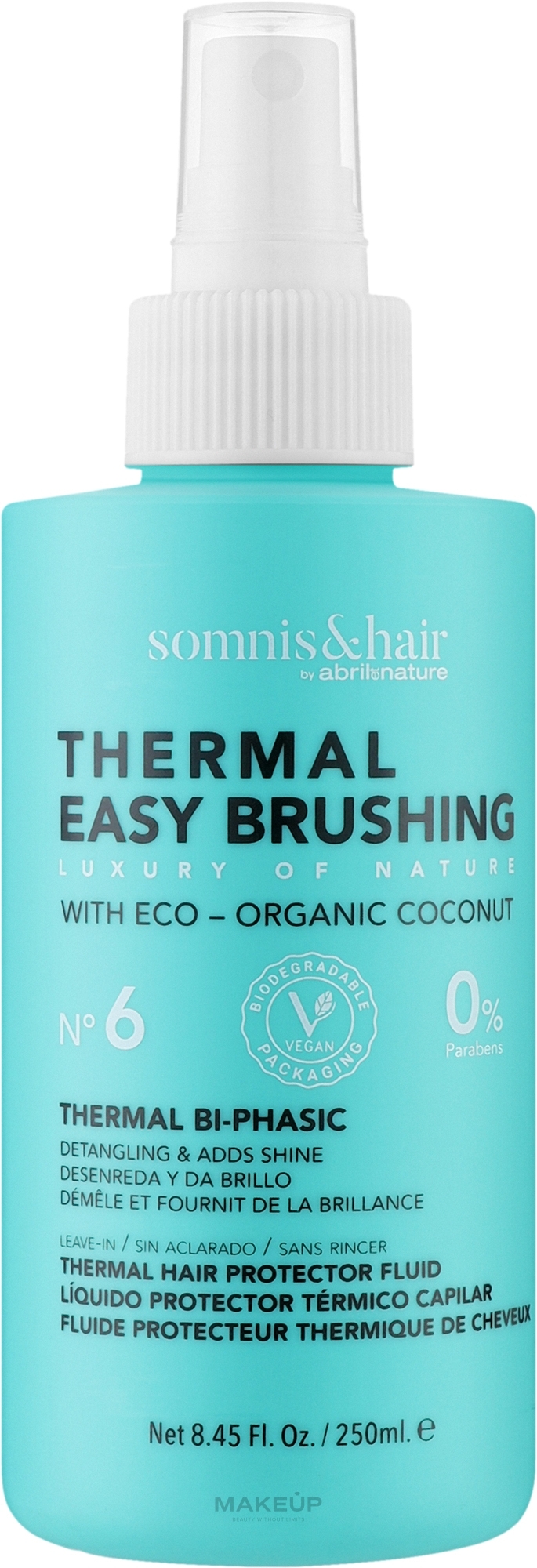 Спрей для термозащиты волос - Somnis & Hair Thermal Bi-Phasic Easy Brushing — фото 250ml
