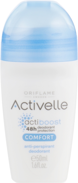 Шариковый дезодорант-антиперспирант с ухаживающим комплексом - Oriflame Activelle Comfort Anti-Perspirant Deodorant