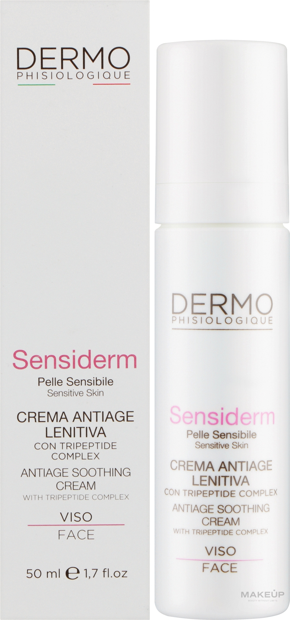 Антивозрастной крем для чувствительной кожи - Dermophisiologique Sensiderm Sensi Age Nourishing Face Cream — фото 50ml