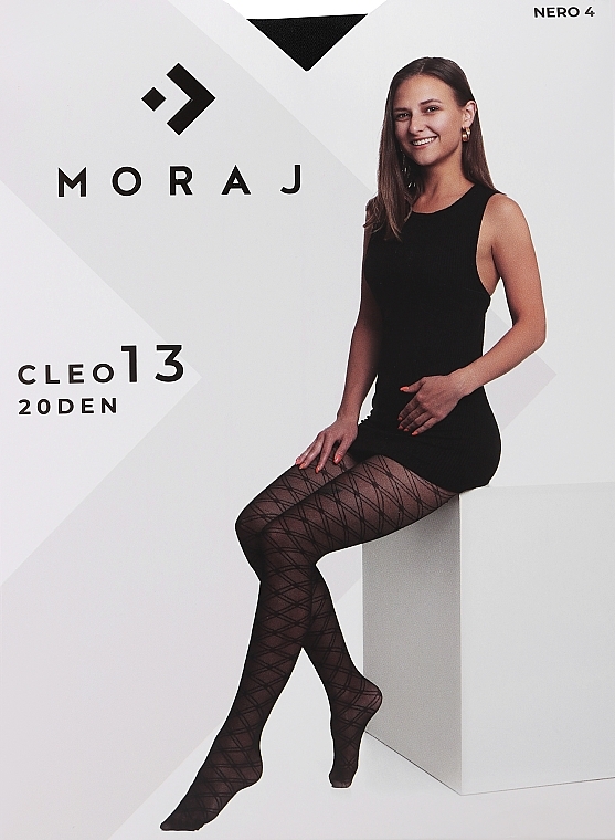 Колготки "Cleo 13", 20 den, nero - Moraj — фото N1