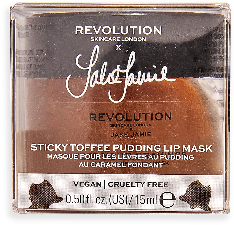 Маска для губ - Revolution Skincare X Jake Jamie Sticky Toffee Pudding Lip Mask — фото N3