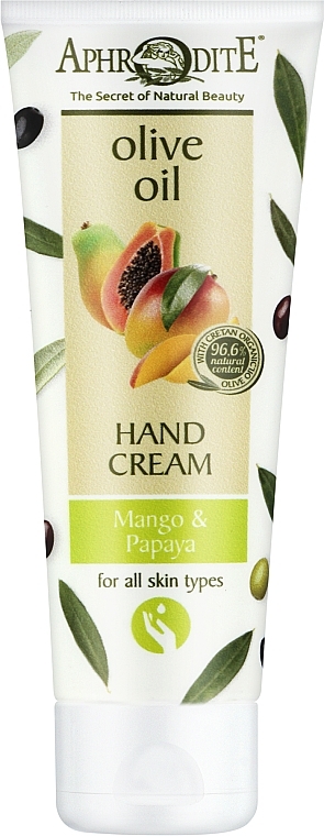Крем для рук с экстрактами манго и папайи - Aphrodite Mango and Papaya Hand Cream — фото N1