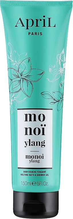 Гель для душу "Моной та іланг" - April Monoi Ylang Melting Bath & Shower Gel (туба) — фото N1