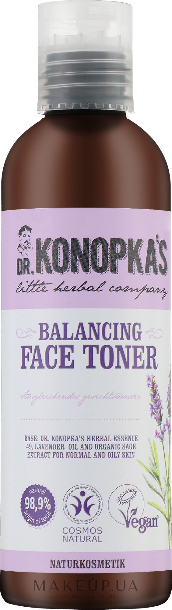 Тоник для лица балансирующий - Dr. Konopka's Face Balancing Toner — фото 200ml