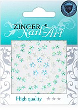 Духи, Парфюмерия, косметика Наклейки для дизайна ногтей, fda-208 - Zinger Nail Art Sticker