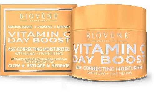 Антивіковий зволожувальний крем для обличчя з вітаміном С - Biovene Vitamin C Day Boost Age-correcting Moisturizer — фото N1