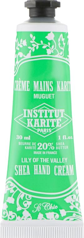 Крем для рук - Institut Karite Shea Hand Cream So Chic Lily Of The Valley — фото N2
